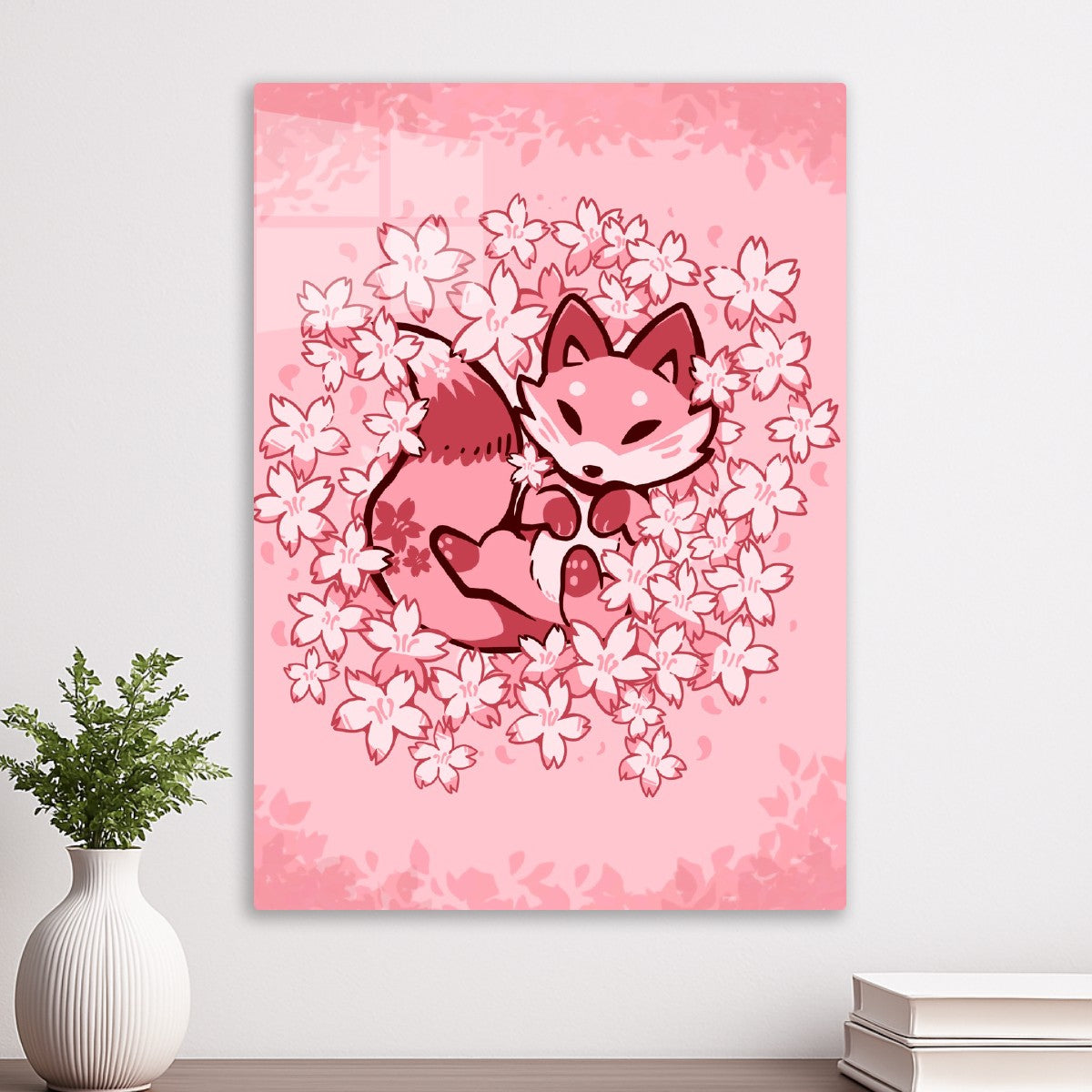 Cherry Blossom Fox