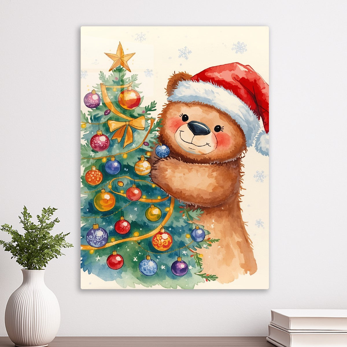 Christmas Sloth with Tree