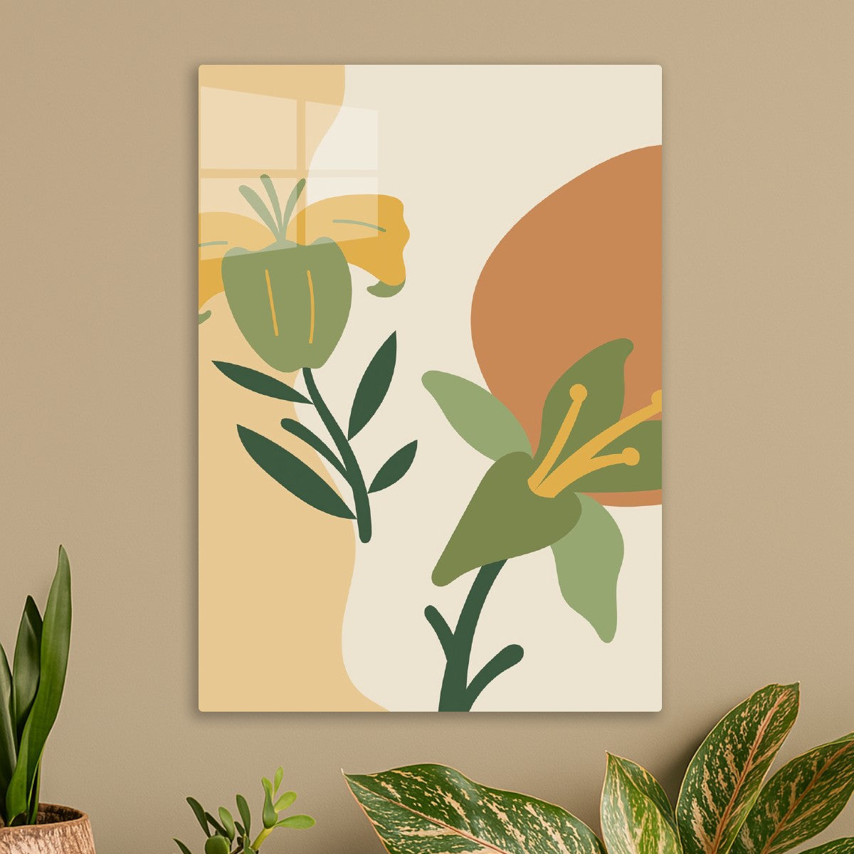 Abstract Floral Composition