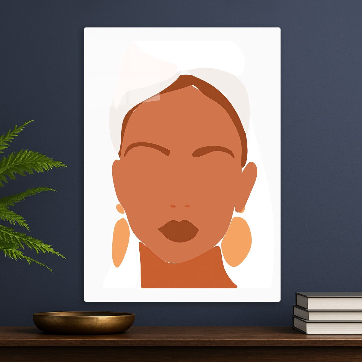 Minimalist Female Portrait