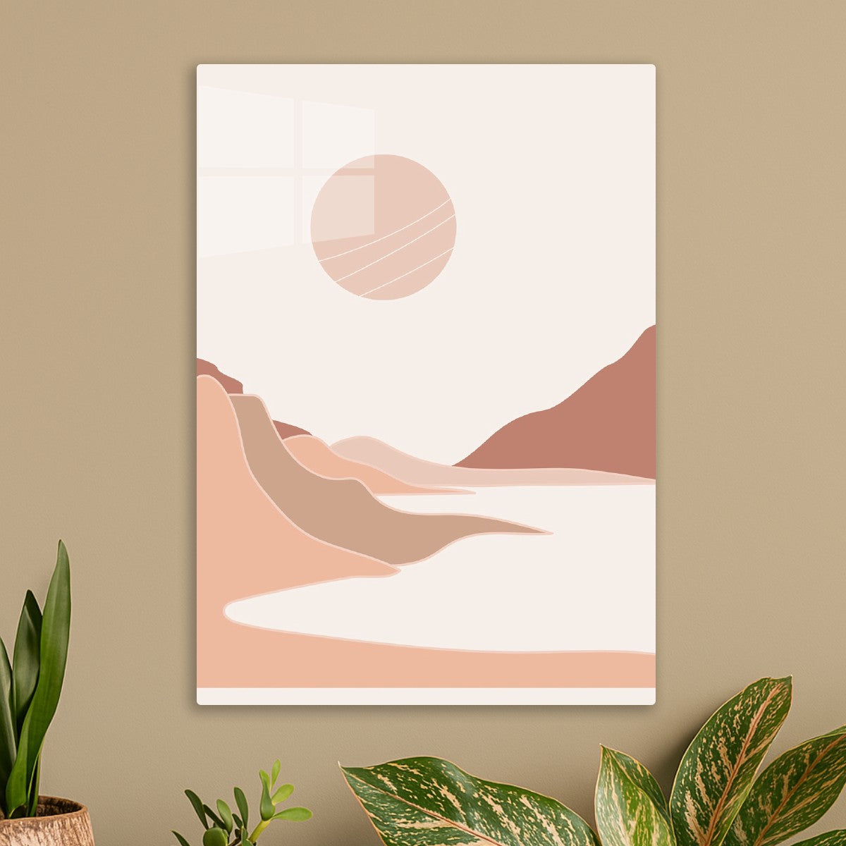 Minimalist Desert Landscape