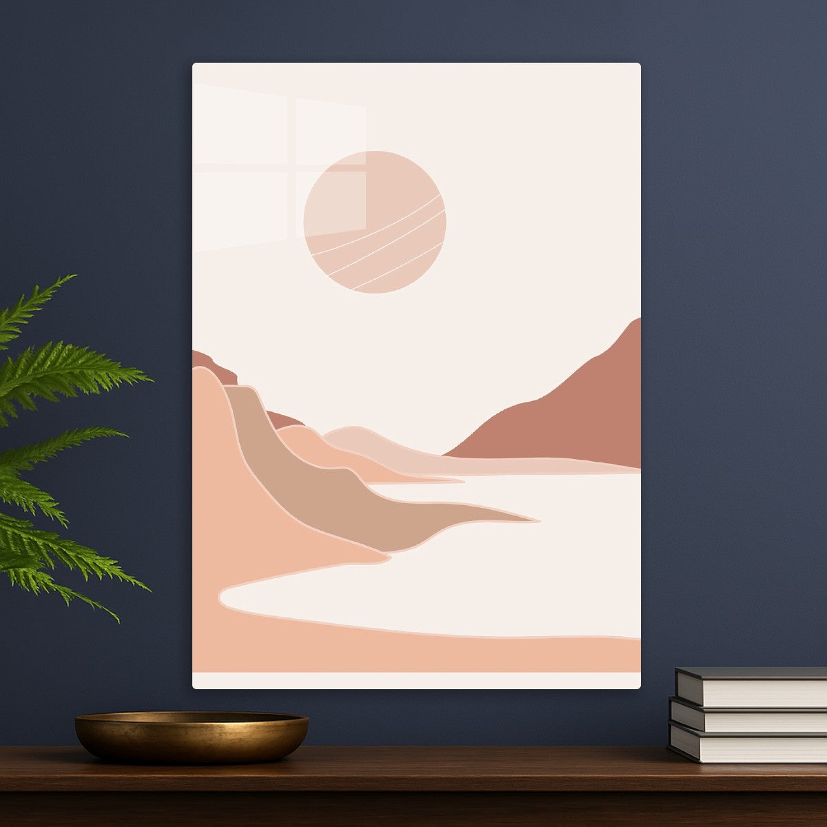 Minimalist Desert Landscape