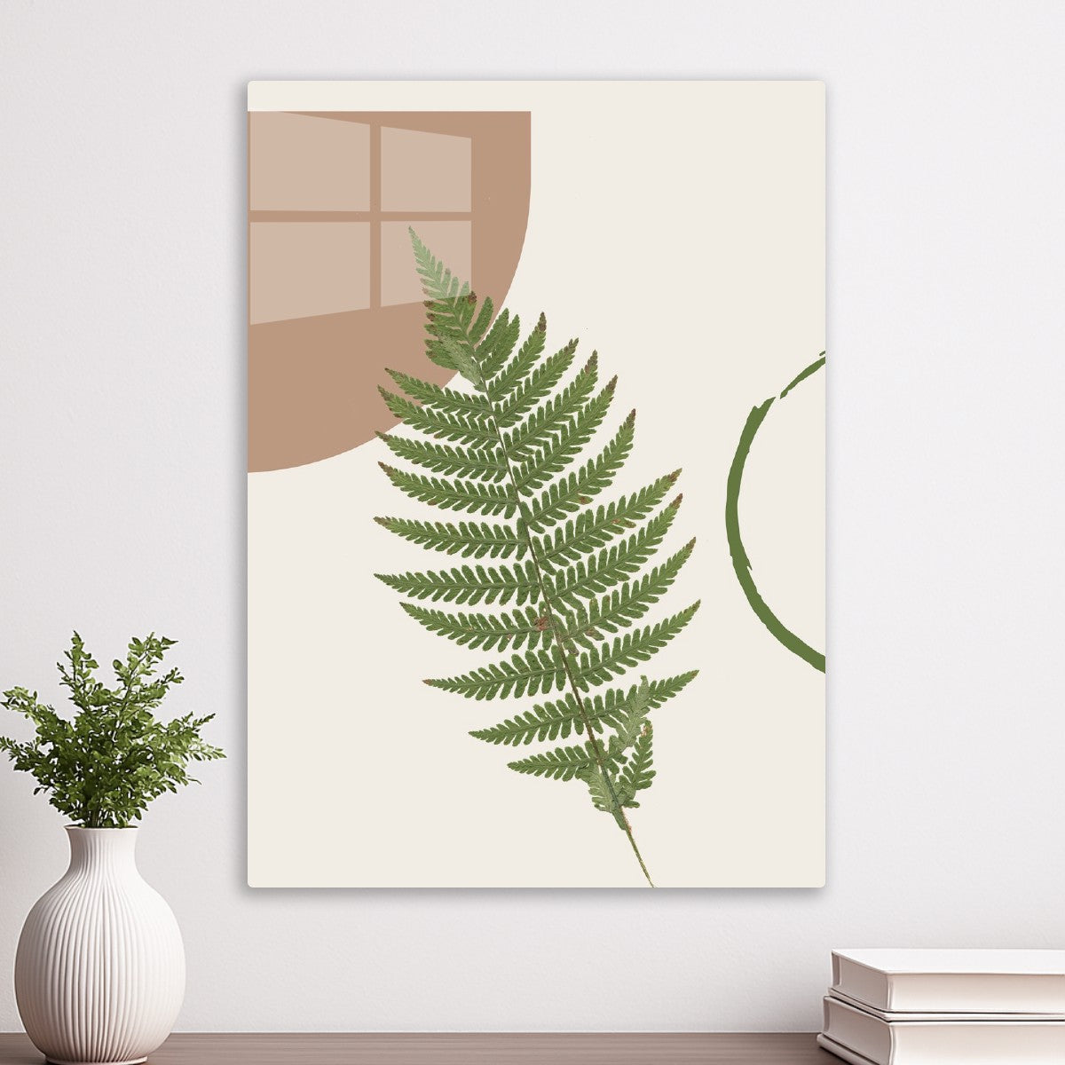 Minimalist Fern Leaf