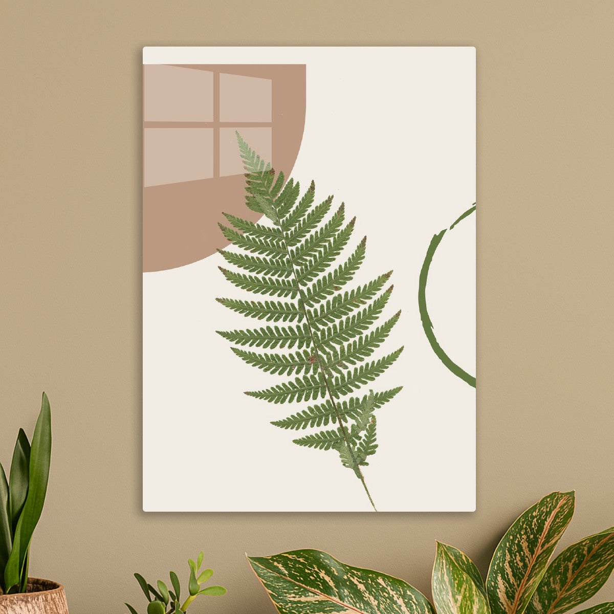 Minimalist Fern Leaf