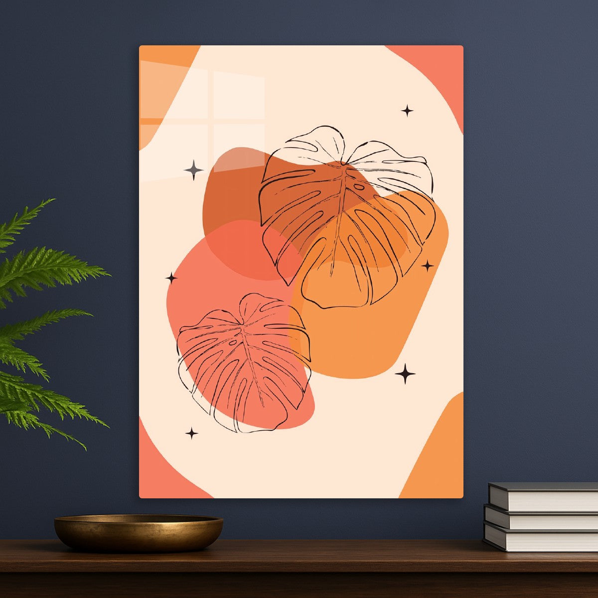 Abstract Tropical Leaves