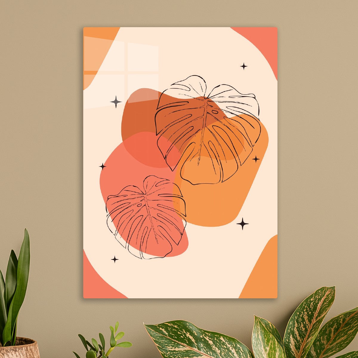 Abstract Tropical Leaves