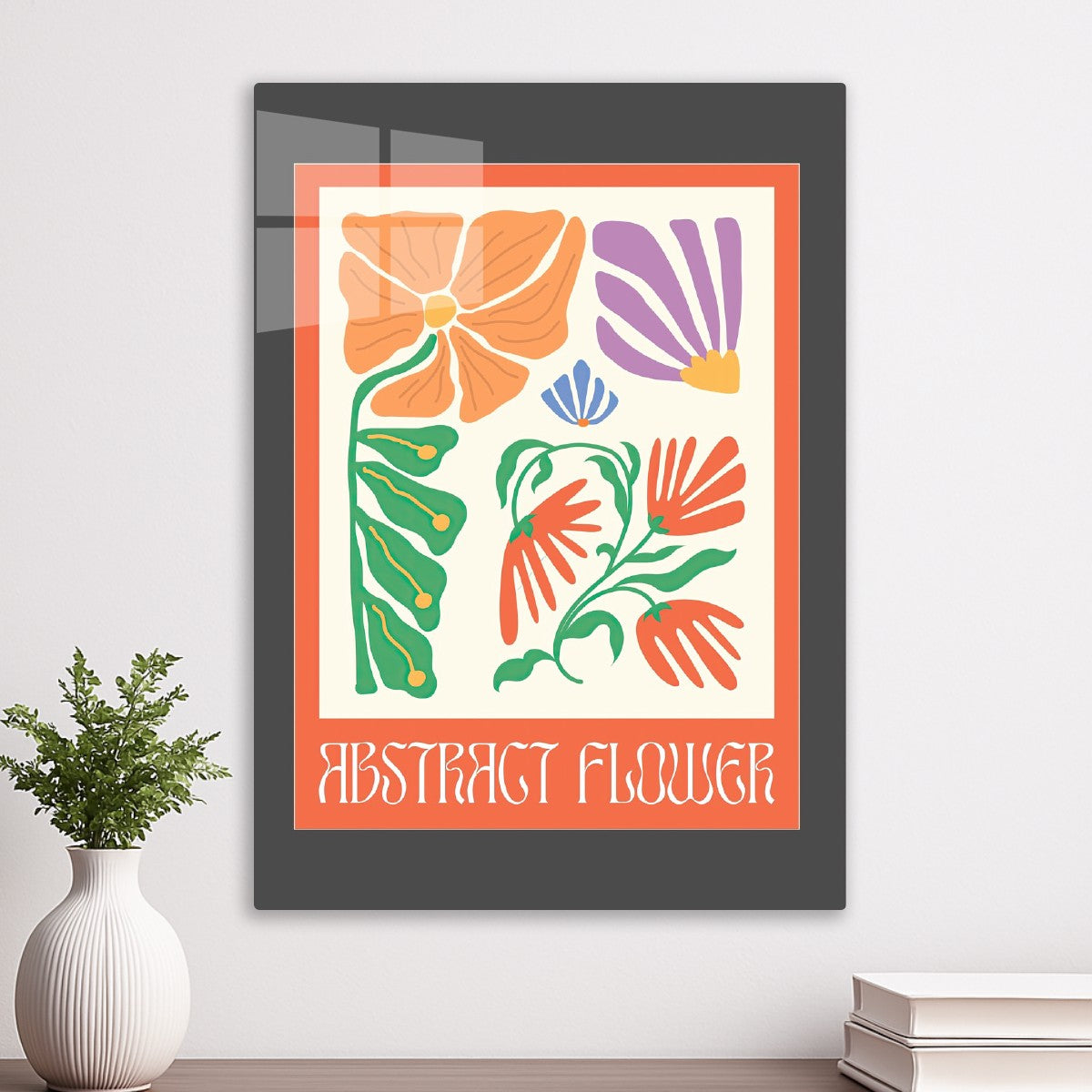 Abstract Flower Poster