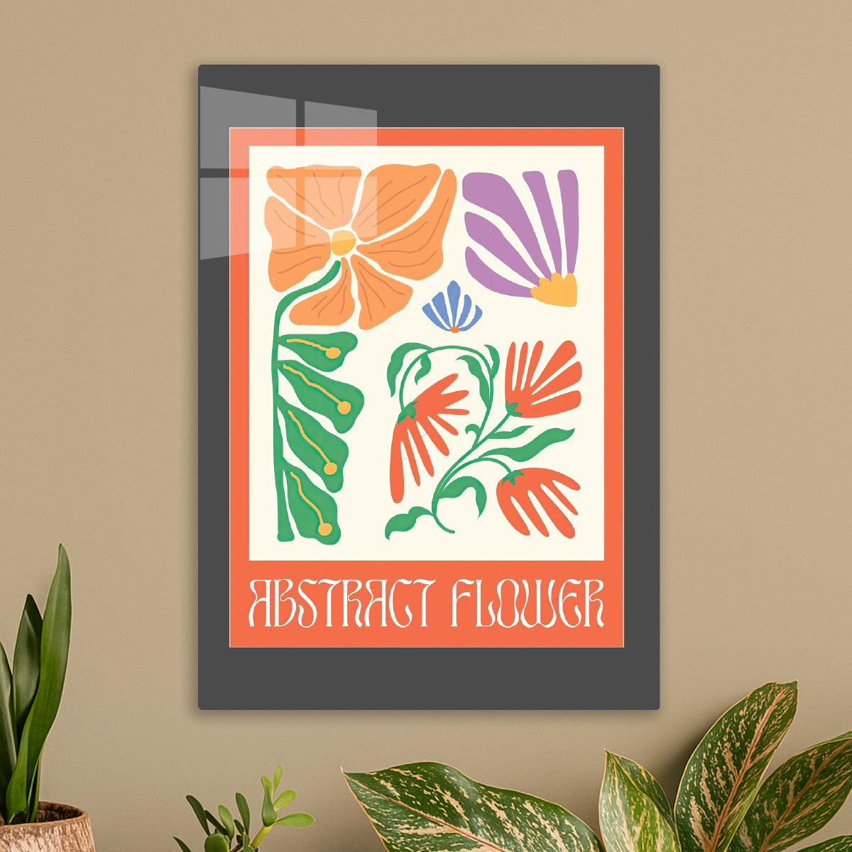 Abstract Flower Poster