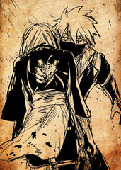 Kakashi and rin, Naruto