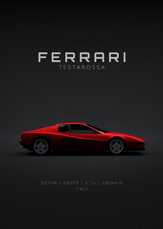 Ferrari Testarossa 1984 Red