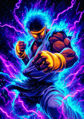 Neon Warrior Unleashed