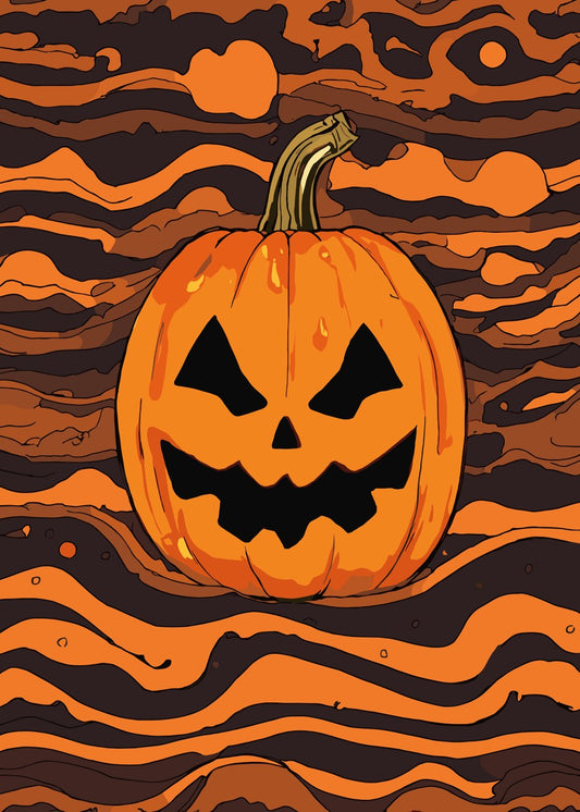 Masked Jack O’Lantern Figure