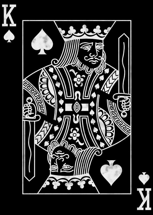 King of Spades Card