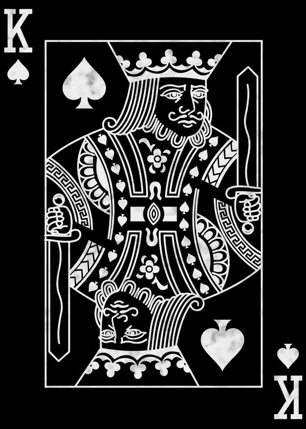 King of Spades Card