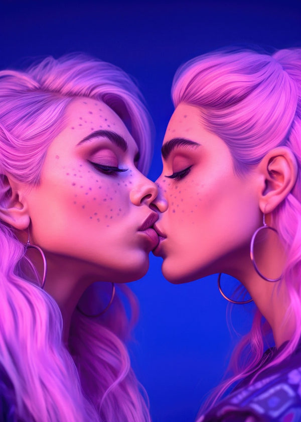 Kawaii Girls Kiss