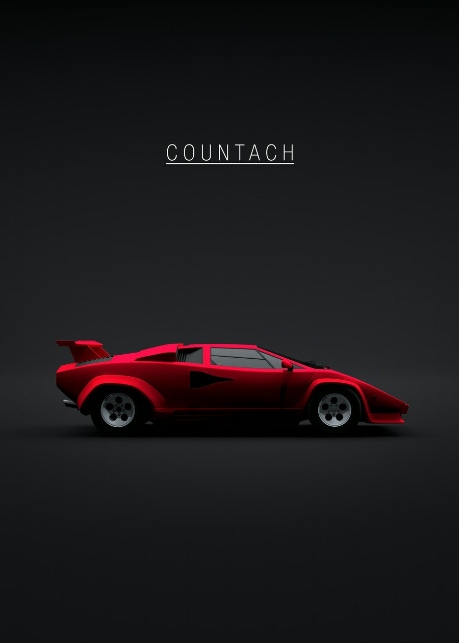 Countach LP5000 QV Red