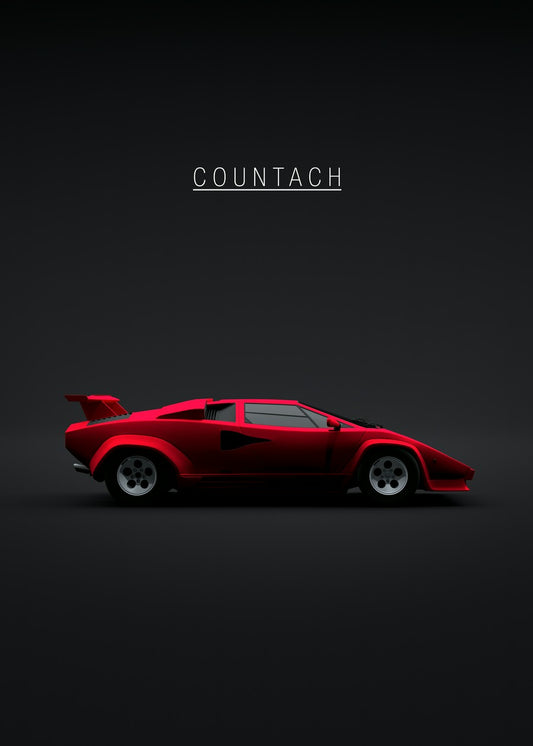 Countach LP5000 QV Red