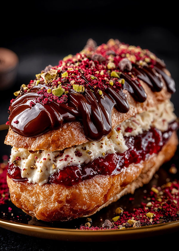 Chocolate Pistachio Eclair