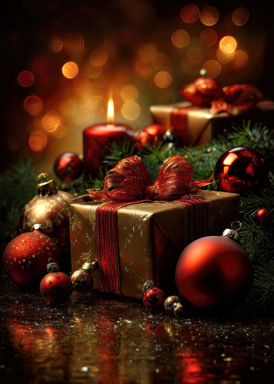 Colorful Presents & Ornaments