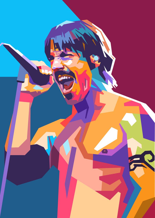 Anthony Kiedis pop art