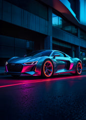 Audi R8 Synthwave Car