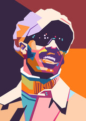 Stevie Wonder pop art