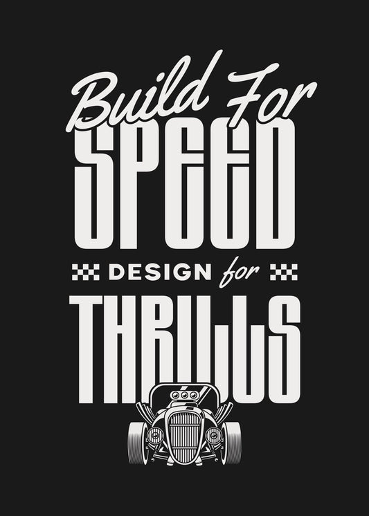 Build for speed text art