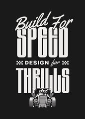 Build for speed text art