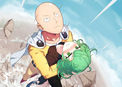 Saitama and tatsumaki, One Punch Man