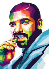 Drake Pop Art Portrait