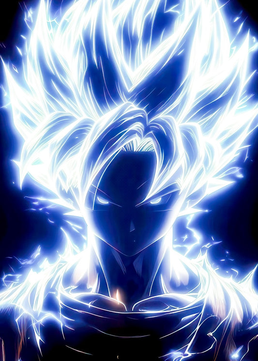 Goku SSJ Blue Silhouette