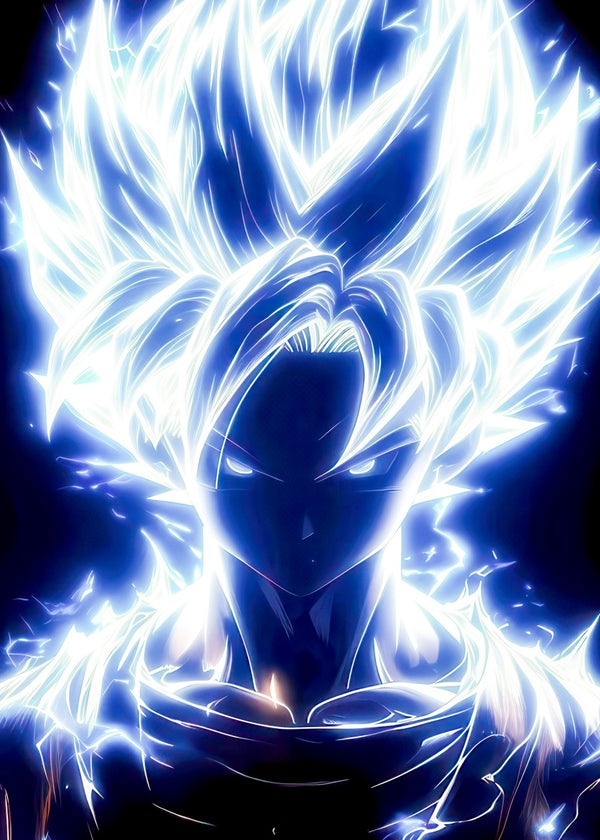 Goku SSJ Blue Silhouette