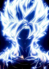 Goku SSJ Blue Silhouette