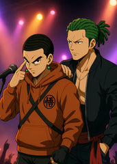 Goku and Zoro-Stage Legends