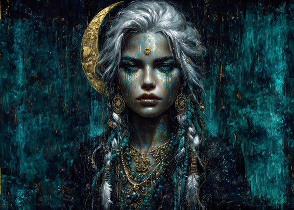 Celestial Elegance Of Goddess