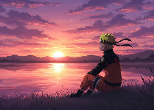 Anime sunset , Naruto