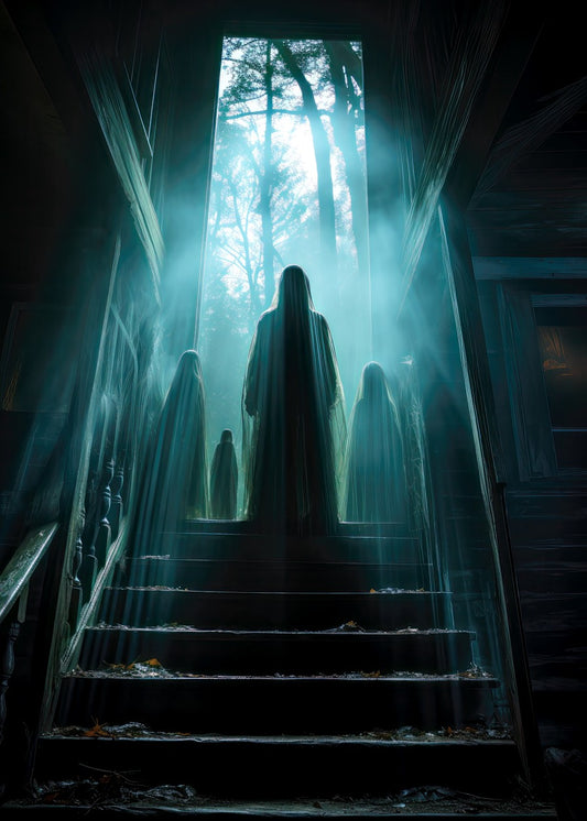 Ghosts Top of Stairs