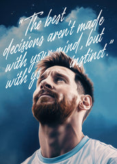 Lionel Messi Art Quote