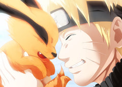 Naruto and kurama