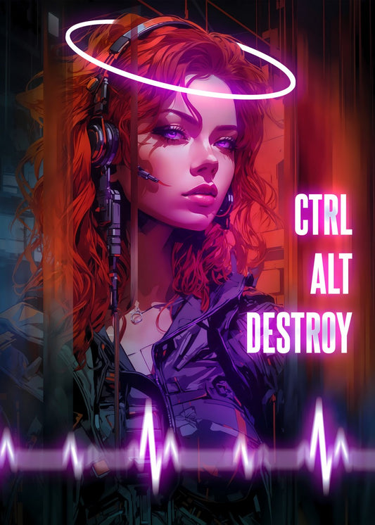 Neon Cyberpunk Girl
