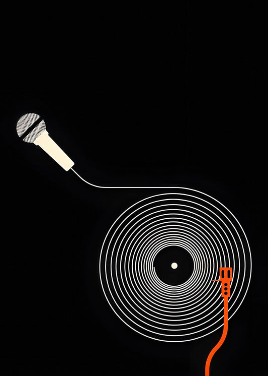 Vinyl Microphone Vibes