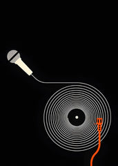 Vinyl Microphone Vibes