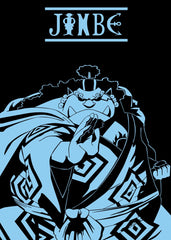 Jinbe Blue Line Art