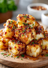 Spicy Honey Cheese Cubes