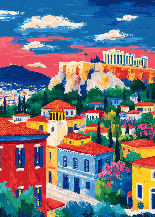 Fauvist View of Athens
