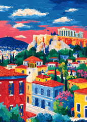 Fauvist View of Athens