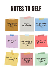 Notes to Self