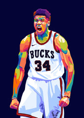Giannis Antetokounmpo Wpap Art