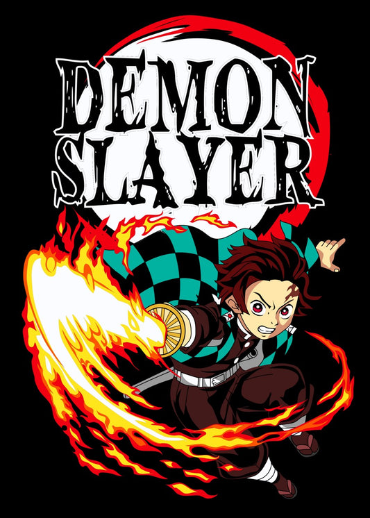 Fiery Tanjiro Demon Slayer