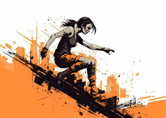 Minimalist Lara Croft